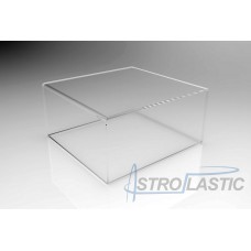 Teca Vetrinetta in plexiglass per modellini cm 30x30XH15 spessore 4mm